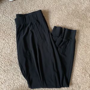 Black dressy joggers